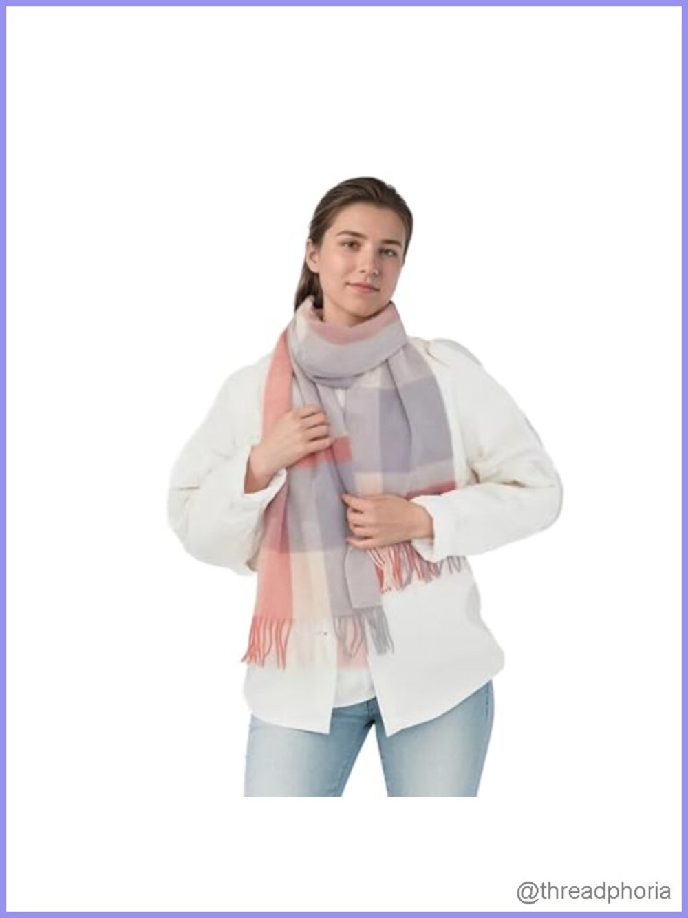 100% Merino Wool Scarf Shawl Wrap Unisex Winter Travel